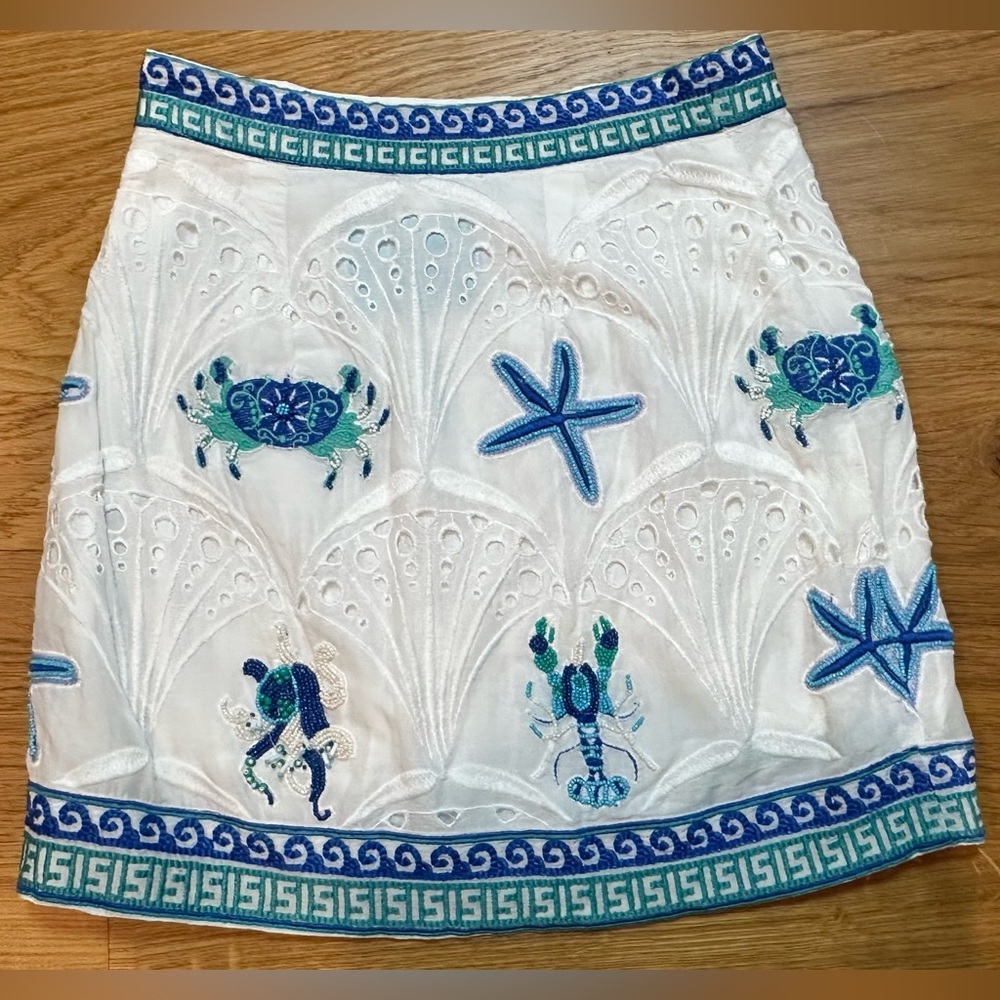 💙 Anthropologie Maeve Slim Mini Skirt 💙 - Picture 7 of 8